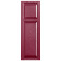Alpha Shutters Custom Cottage-style Raised Panel Vinyl Shutters Pair ...